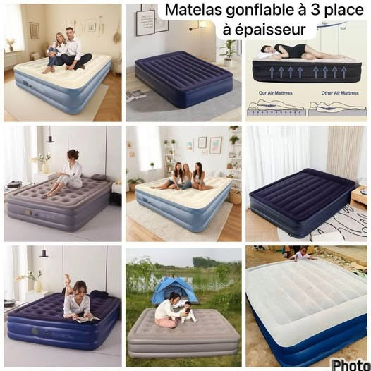 Matelas gonflable à haute épaisseur